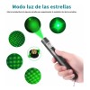 Patrón De Puntero Láser Recargable Verde De Carga Usb 5000mw