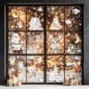 AXEN Christmas Window Clings, Window Sticker for Glass Christmas Decorations,