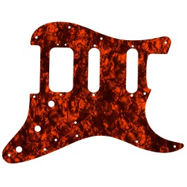 wd Pickguard For Fender American Deluxe Stratocaster Orange Pearl
