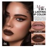 Labial Líquido Mate Con Delineador 2 En 1 Dnm