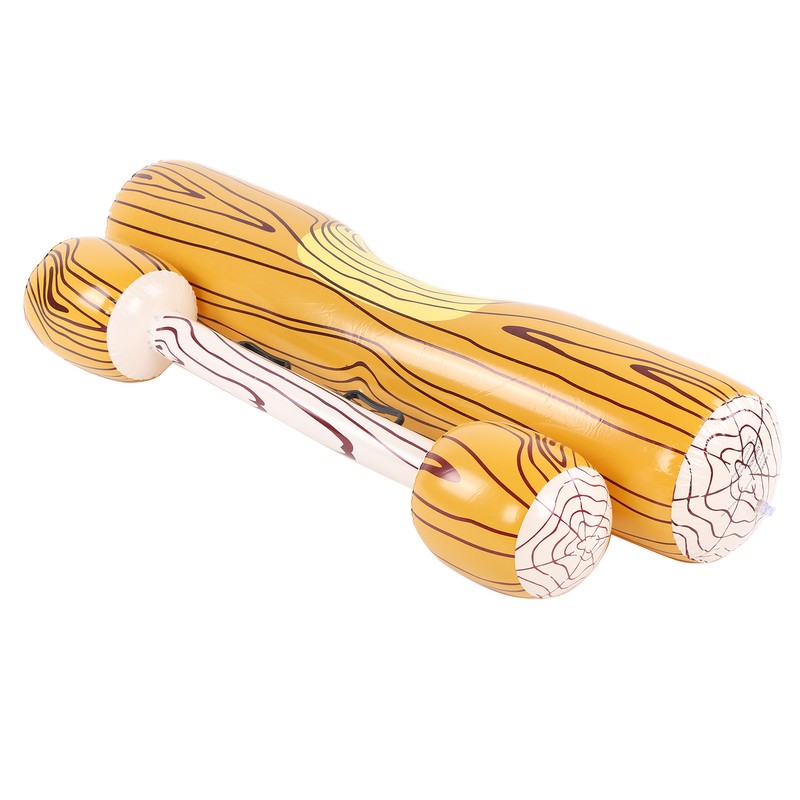 Wood Shape Water Sport Float Inflatable Log Toy for Swimming