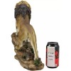 Large African Wildlife Lion Ascending On Pride Rock Statue 16.25"L