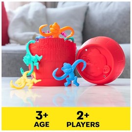 Barril de Monos, Juego Retro de conectar Piezas para Toda la Familia con Aspecto renovado, Juegos para niños en Edad Preescolar a Partir de 3 años