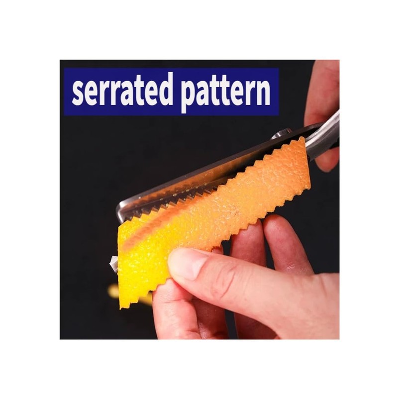 Bar Stainless Steel Serrated Scissors For Bartenders Orange Peel Lemon