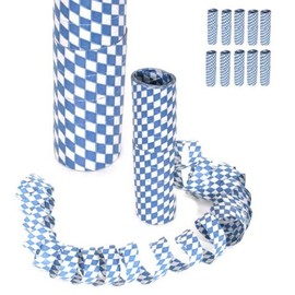 narrenwelt Bavaria Streamers Blue / White Pack of 10 (10 Rings)