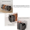 Sezanrpt 5 Compartments Acrylic Belt Organiser, Clear Belt Display Case