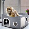 Heeyoo Cat House for Indoor Cats - Large Cat Bed