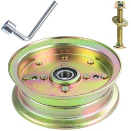 GUSUHAWK 539132728 Idler Pulley Replaces Husqvarna 589766102, 539132728, 589766101, 539112196 for Husqvarna Z246 MZ52 MZ5225 MZ54 MZ61 MZ6128 RZ4619 RZ4623 RZ46I RZ4824F RZ5424 YTH24v48 Z248F Tractors