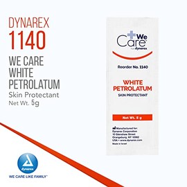 Dynarex White Petrolatum Foil Packs , 0.17 Ounce (Pack of 1)