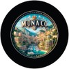 Monaco Monaco Souvenir-Home Decoration Coaster Paper 4 Pack