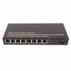 Fiber Ethernet Media Converter 1 Optical Port 8 Electrical Port