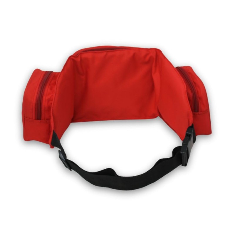 BLEEDSAVE Trauma Waist Bag – 600 D Water-Resistant Red ‘Trauma