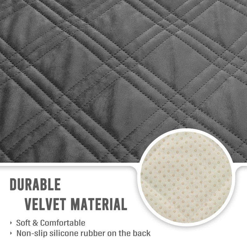 BOCTOPUG Velvet Recliner Chair Cover 23 Inches Sofa Slipcover Waterproof