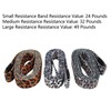Unisex Leopard Print Pull Up Assistance Bands Long Resistance Bands
