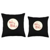 Oui Oui Merci Throw Pillow