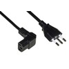 10A 90 Degree IEC 1.8m Italian Plug Power Cable
