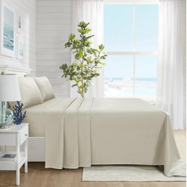 CHARKHAH Polycotton Flat Sheets with Single Double King Size Bed Ultra Soft Plain Top Sheet Dyed in Trendy Colors Hotel Collection Sheets Ideal for Winter & Summer Bedding (Mocha, Double)