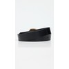 Madewell Women's Puffy Buckle Belt, True Black, XL