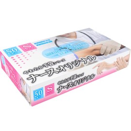 Kanaishi Kizo Nurse Original Soft Gloves, Vinyl Material, Small Size, Pack of 50