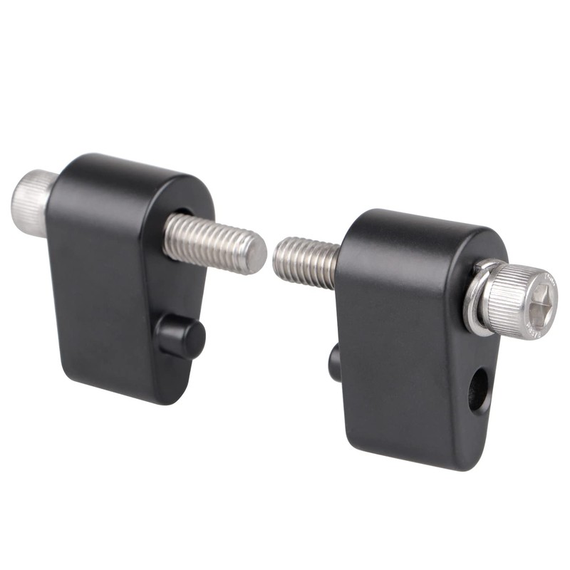 YDLMT Black Passenger Floorboard Extension Spacer Kit W/Bolts Compatible With