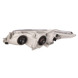 HEADLIGHTSDEPOT Headlight Compatible With 2012-2014 Toyota Camry SE Model Black Housing Halogen Includes Right Passenger Side Headlamp Assembly