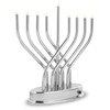 Traditional Hanukkah Electric Menorah Low Voltage Hanukkiah with LED Bulbs