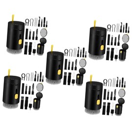 jojofuny 5sets Electronic Device Cleaning Kit Comprehensive Cleaning Tools for Keyboards Cameras Earbuds and Laptops Dirt and Smudge Removal for Use