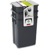 CURVER 2 x 10L + 6L Wheelie Bins - Multi-Colour