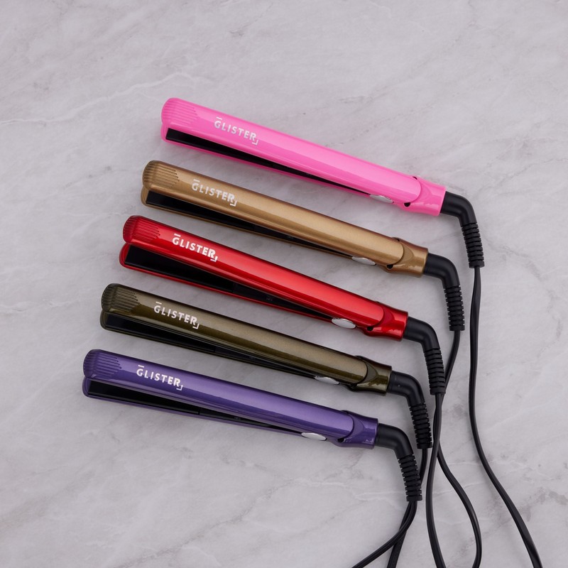 Glister Mini Travel Tourmaline Straightener 13mm - Ultra Violet