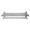 Towel Shelf,Bathroom Shelf with Towel Bar U201 Stainless Steel Double