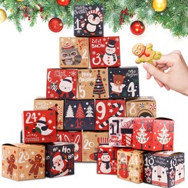 DERAYEE Advent Calendar for Filling, 24 Advent Calendars, Children's Advent Calendar