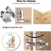 2 Pcs Kitchen Cabinet 165 Degree Full Overlay Hinges Frameless