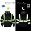 FONIRRA Men‘s Hi Vis Hoodie Reflective ANSI Class 3 Wool