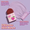 TONYMOLY Plum Bum Deep Exfoliating Gloves, Korean Body Scrubber Mitt,