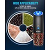 XinXu Rechargeable Pepper and Salt Grinder Set, whit Gravity Sensing