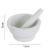 apollo THE HOUSEWARES BRAND Pestle and Mortar, Ceramic Spice and