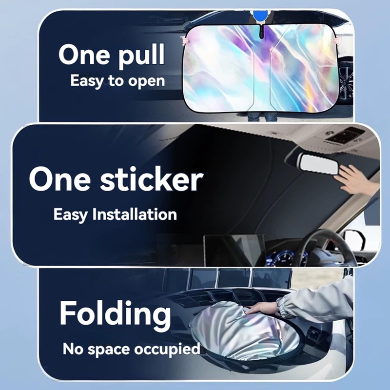 for kia seltos Windshield Sun Shade - Foldable Windshield Cover