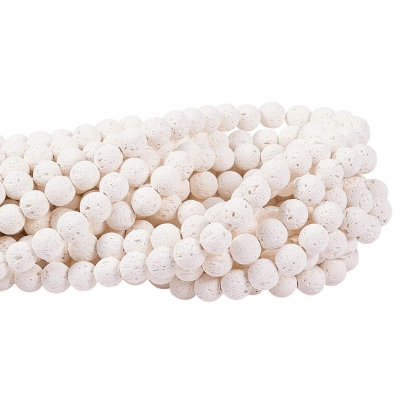 Lava Round Beads 8mm