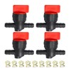 Aynaxcol 494768 4PCS Fuel Shut Off Valve, 1/4 Inch Inline