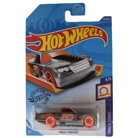 Hot Wheels Track Stars 5/5 Circle Trucker 131/250, Silver/Orange
