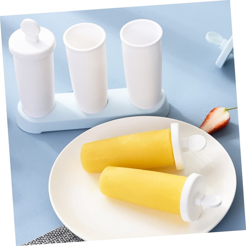 Ipetboom 2pcs Popsicle Mold Set Ice Cream Maker with DIY
