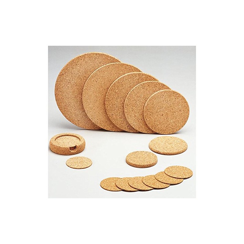 ZELLER PRESENT SCHÖNER LEBEN. PRAKTISCH WOHNEN. Cork Coasters, Natural, ca.