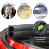 TSUINZ For Jeep B-Shape Car Door Acoustic Protection Seal Rubber