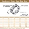 Bestyle Stainless Steel 8mm Wide Celtic Knot Eternity Wedding Engagement