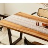FEXIA FEXIA Boho Macrame Table Runner 36 Inches Long Cream
