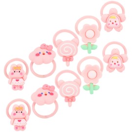 BESPORTBLE Pet Hair Ties 10 Pack Dog Hair Bands Dog Hair Ties Girl Puppy Hair Ties Dog Decor Hair Toer Safe for Pet Hair Fashion Design