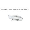 SIQUAR Bisagra De Cierre Suave Acero Inoxidable Recta 10 Pares