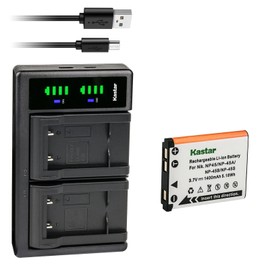 Kastar 1-Pack Battery and LTD2 USB Charger Compatible with Minolta NP-45 Battery, Minolta MN5Z 20MP 5X, MN12Z 20MP 12X, MN22Z 20MP 22X, MN30WP 21 MP / 1080P HD Waterproof Digital Camera