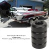 4PCS 2.5inch Trailer Ramp Door Rubber Bumper Round with Hole