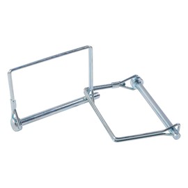 2PCS Trailer Hitch Pin,Car Accessories Trailer Coupler Pins,1/4" x 3.15"(6.3mm x 80mm) Full Marine Grade Stainless Steel Heavy Duty Shaft Locking Pin,Compatible with Most Towing,Lawn Couplers